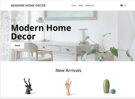 modern home decor template