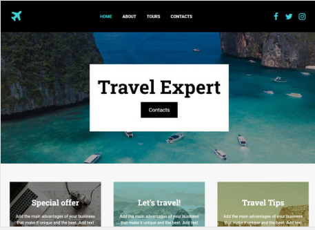 travel expert template