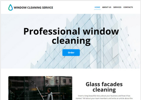 window cleaning service template